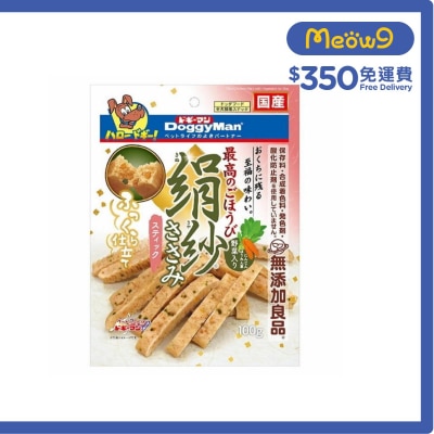 絹紗 - 野菜軟雞片條狗小食 (100g) - DoggyMan