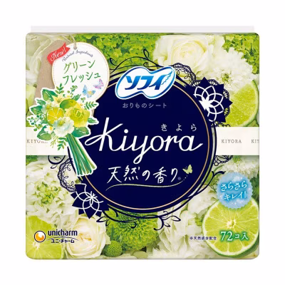 Kiyora Pantiliner (green Fresh)