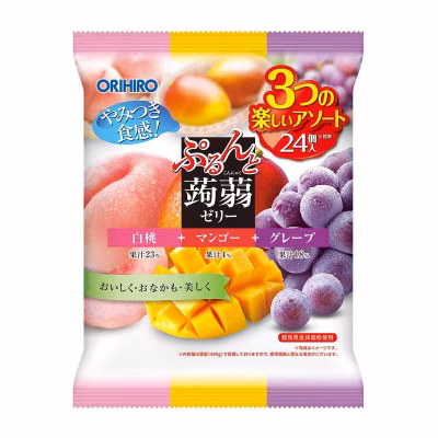 Konnyaku Jelly Wh.peach&mango&grape
