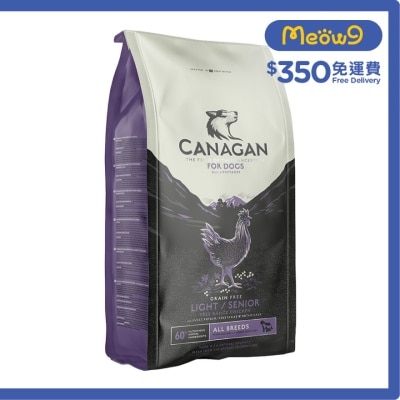 無穀物走地雞減肥/老犬狗糧配方(6kg) - Canagan 原之選