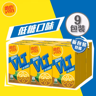 低糖檸檬茶250毫升(9包裝) 