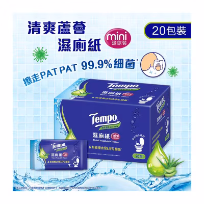 Mini Moistflush Tissue Av 20s