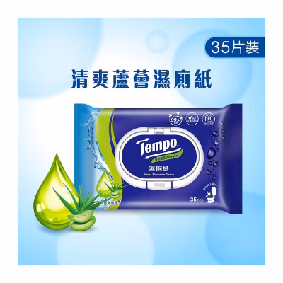 Moistflush Tissue Aloe Vera35s
