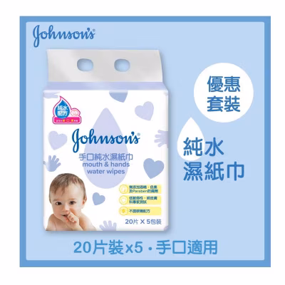 Mouth & Hands Water Wipes