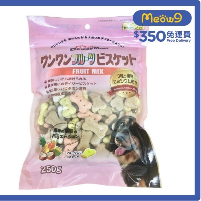 雜果味夾心骨型餅 (250g) - DoggyMan