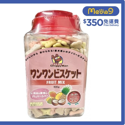 雜果味夾心骨型餅 (800g) - DoggyMan