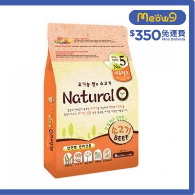 No.5 有機牛肉、增強鐵質 配方 (6kg, 400g x15包) 成犬狗糧 - Natural O