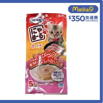 Nyameru 三文魚味肉醬 貓零食肉泥餐包 (60g) - Neko Mote