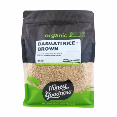 Organic Brown Basmati Rice