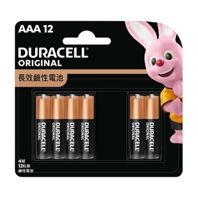 經典鹼性電芯ＡＡＡ１２粒裝