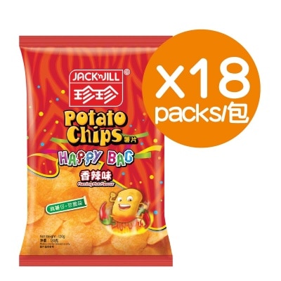 香辣味薯片 120gx18包