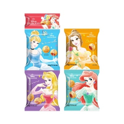 迪士尼公主士多啤梨味夾心餅4連包