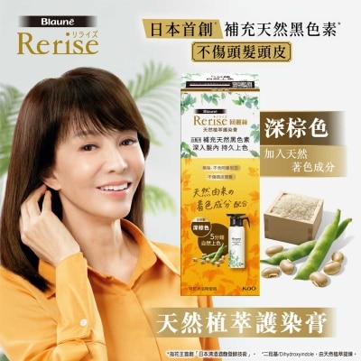 Rerise 回麗絲天然植萃護染膏 (深棕色) 155克