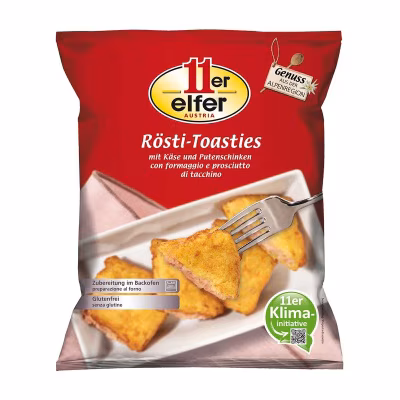 Rosti Toasties Cheese & Turkey Ham [ Austria](frozen -18°c)