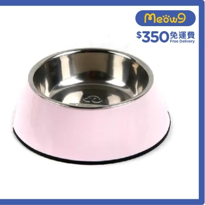 圓型寵物碗 (M) (粉紅色) - 休普