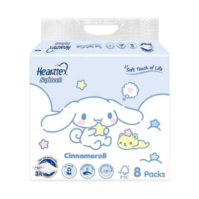Sanrio系列３層軟抽面紙８包
