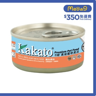 鯛魚慕絲(70g)貓犬適用 - KAKATO 貓狗鮮食罐