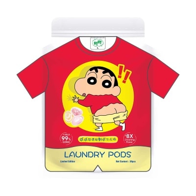 蠟筆小新動感洗衣珠３８粒(紅衫版)