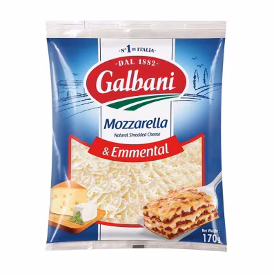 馬蘇里拉 艾民頓 芝士碎(冷凍 0-4°C)