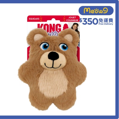 咇啵毛毛熊狗玩具(6.5"x5.5") - KONG
