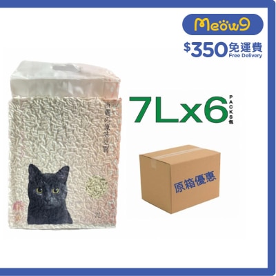 豆腐貓砂 原箱 - 原味 7Lx6 - Bioline