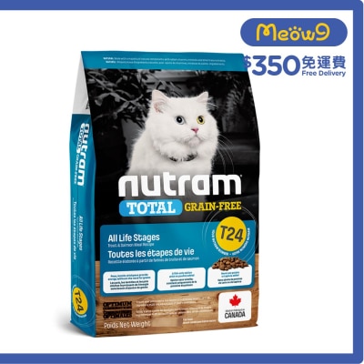 Total T24 無穀糧 *三文魚+鱒魚* (2kg) 全貓糧 - nutram