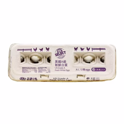 Us Grade A Fresh White Eggs-l  [ United States](chilled 0-4°c)