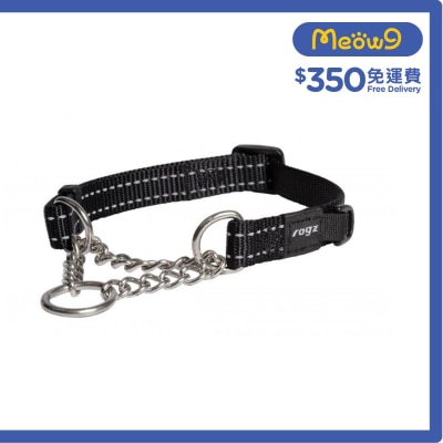 實用控制狗項圈 (M) 黑色 - Rogz
