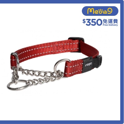 實用控制狗項圈 (M) 紅色 - Rogz