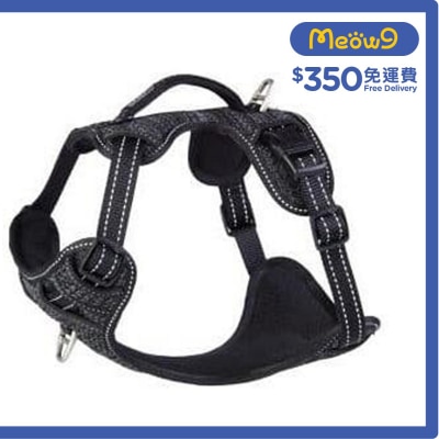 Utility雙扣H型胸背帶(S) - 黑色 小型狗 - Rogz