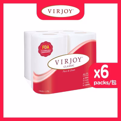 Virjoy Classic Kitchen Towel 4rolls