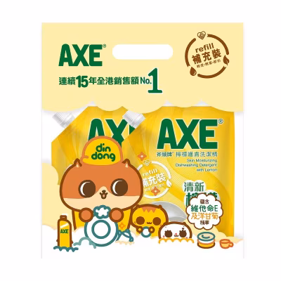 檸檬護膚洗潔精補充裝袋裝 (新舊包裝隨機出貨)