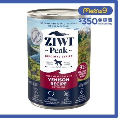 鮮肉狗罐頭 - 鹿肉配方 (390g/13.75oz) - Ziwipeak